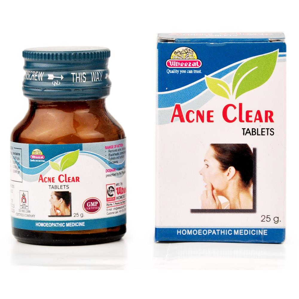 Wheezal Acne Clear Tablets 25g