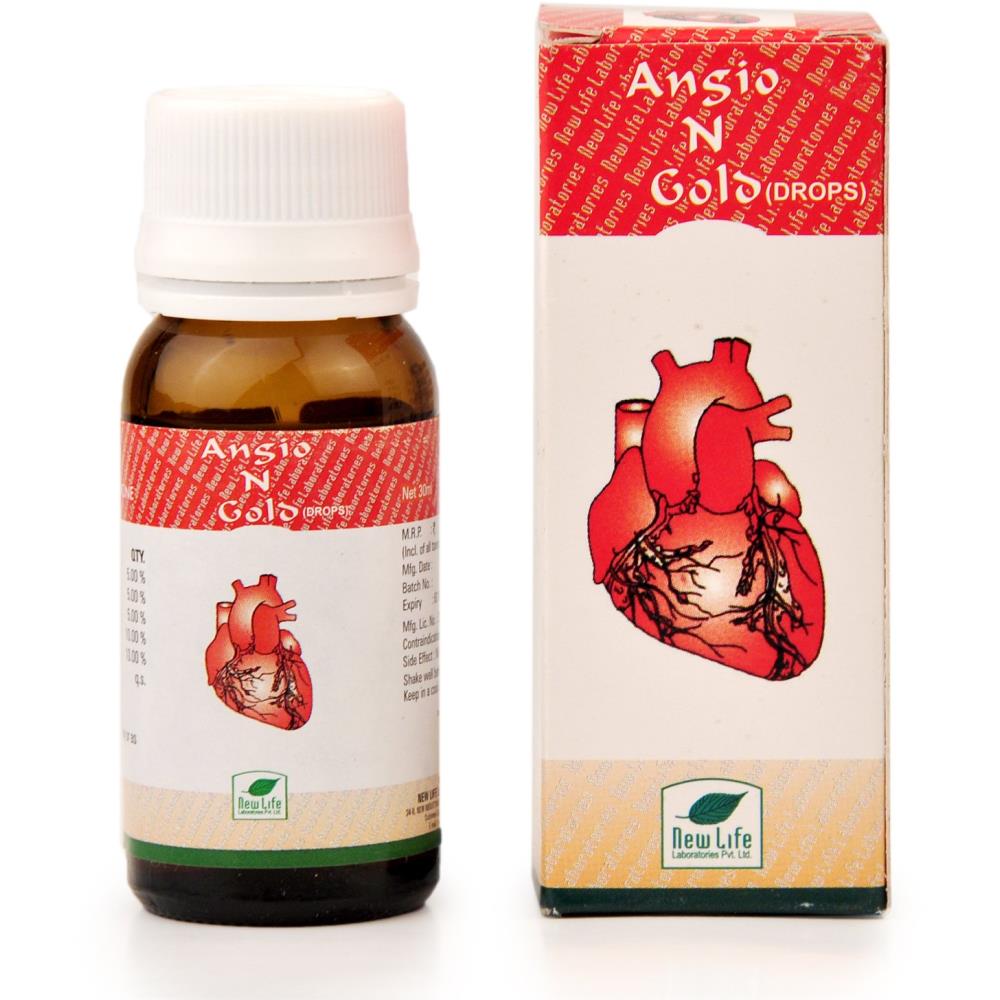 New Life Angio-N-Gold Drops 30ml