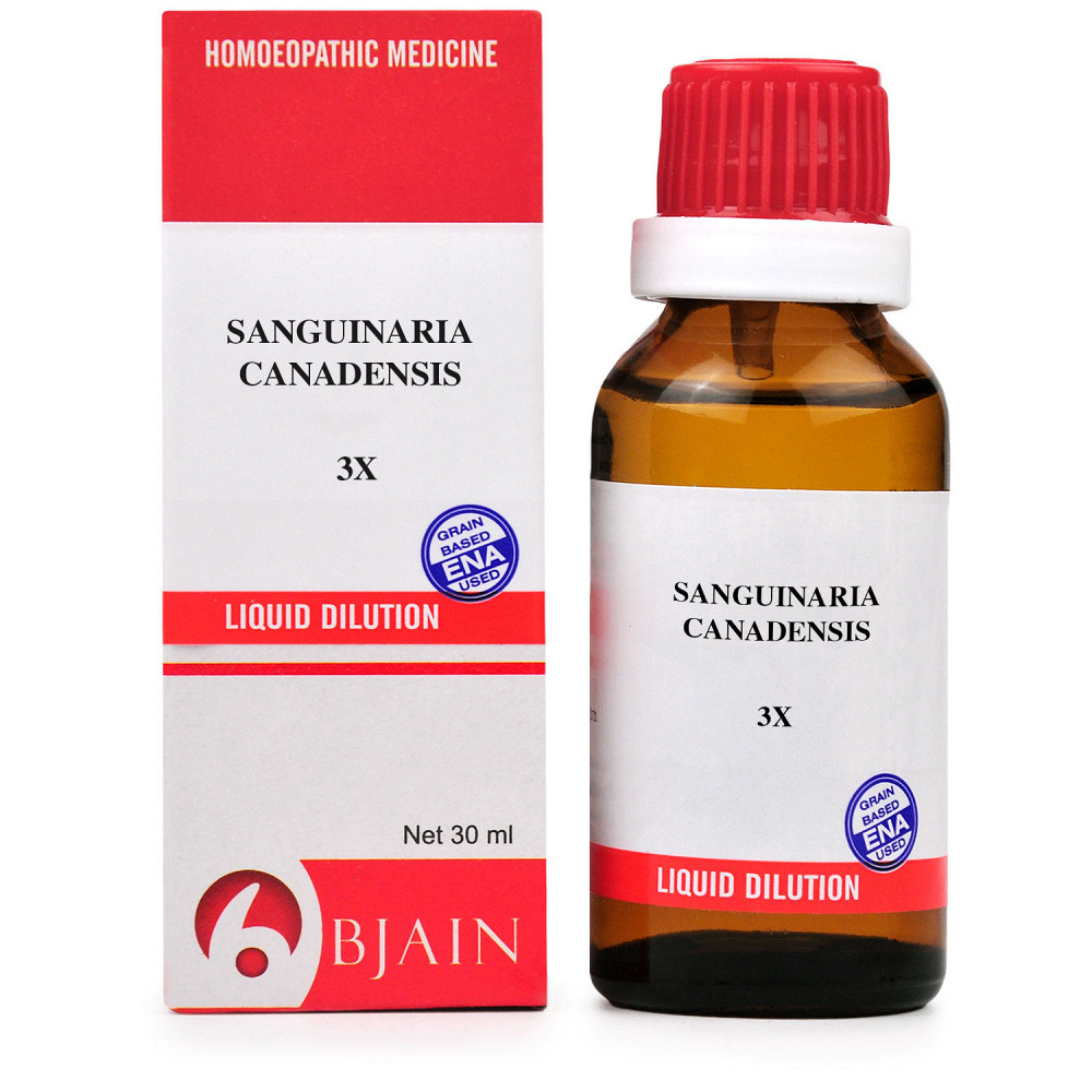 B Jain Sanguinaria Canadensis 3X 30ml