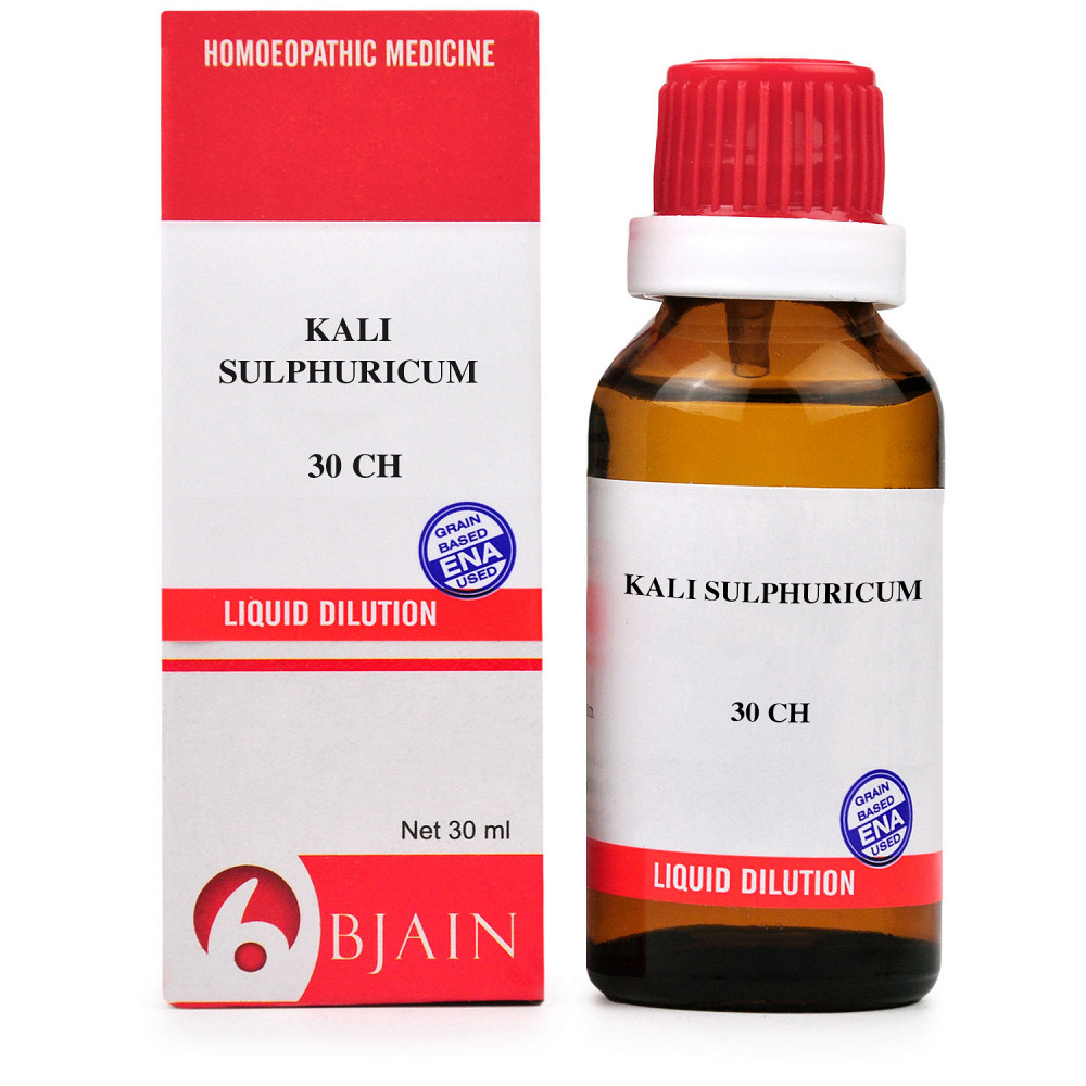 BUY B Jain Kali Sulphuricum 30 CH 30ml DISCOUNT 55% OFF CoD | Homeonherbs