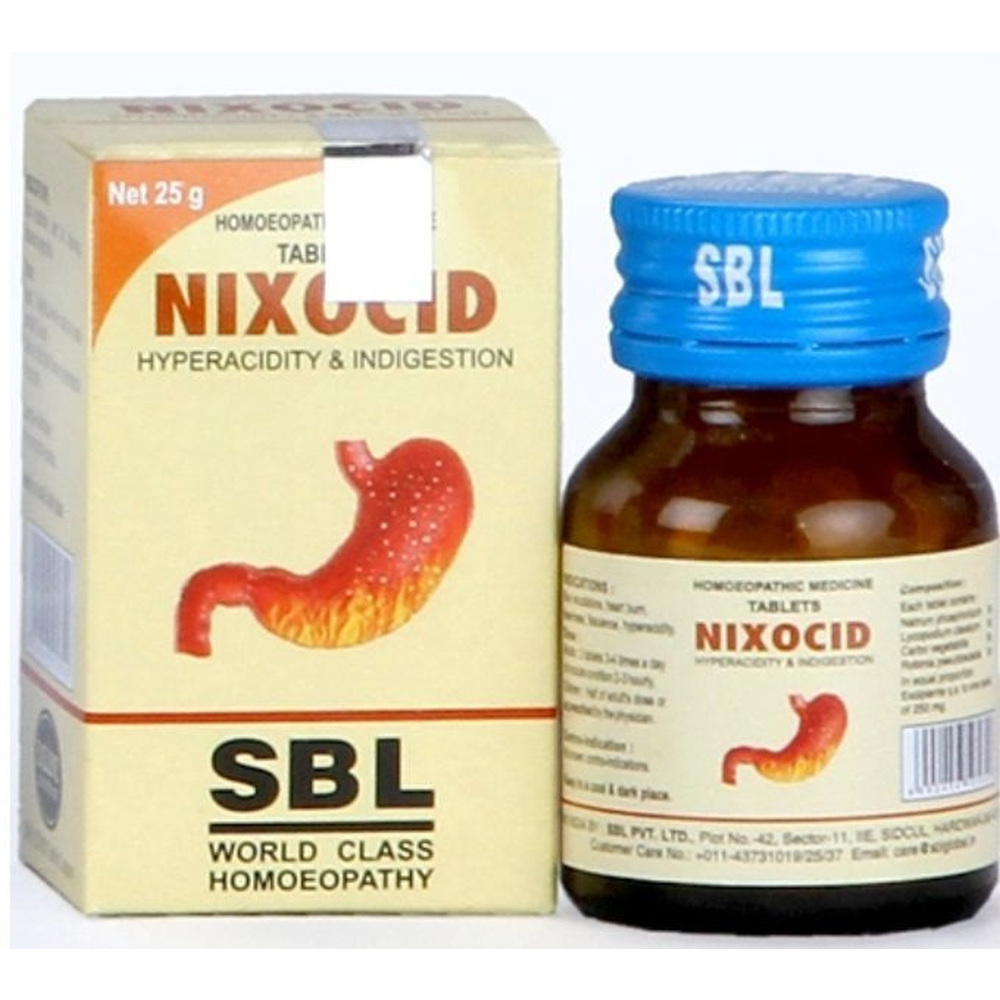 SBL Nixocid Tabs 25g