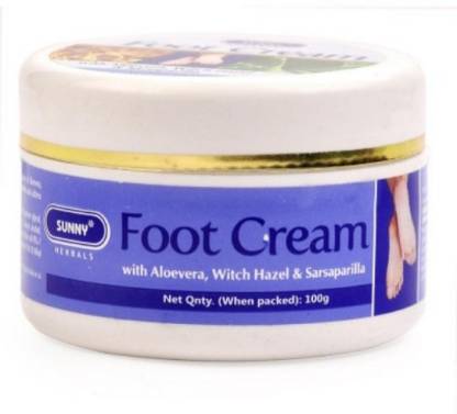 Sunny Foot Cream With Aloevera, Witch Hazel & Sarsaparilla