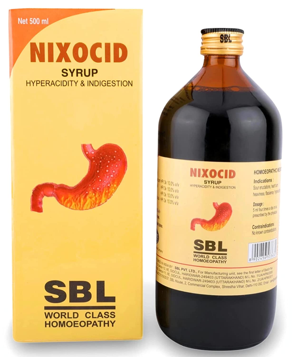 SBL Nixocid Syrup  (500 ml)