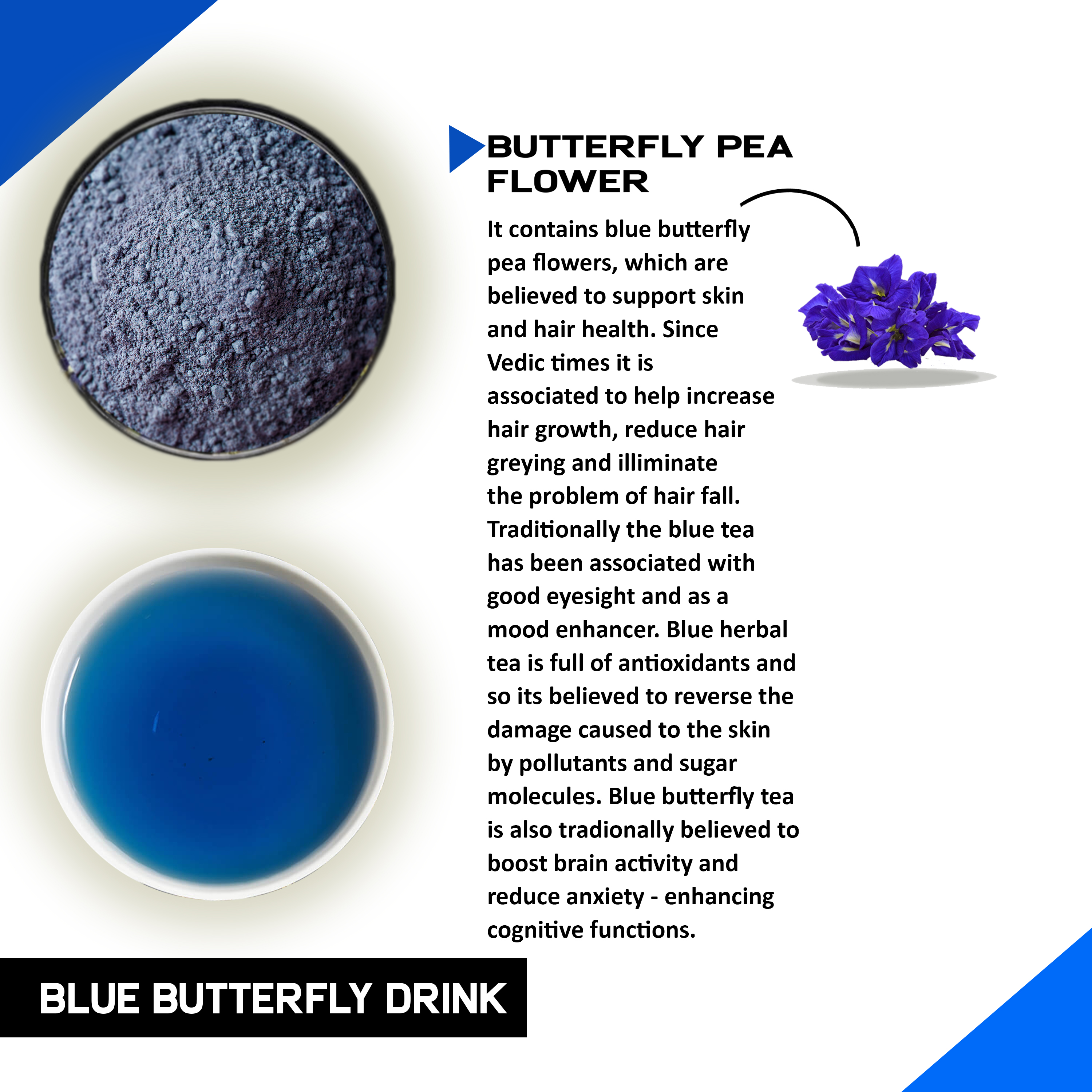 Blue Butterfly Pea Powder